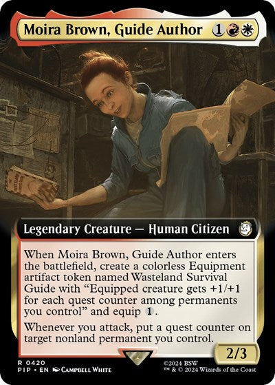 Moira Brown, Guide Author (Extended Art) (Universes Beyond: Fallout) Light Play