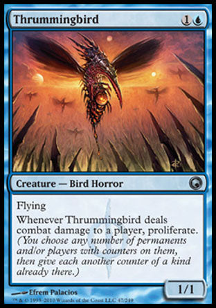Thrummingbird (Scars of Mirrodin) Heavy Play