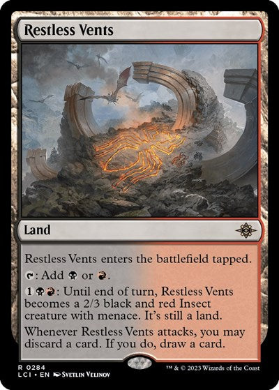 Restless Vents (The Lost Caverns of Ixalan) Light Play