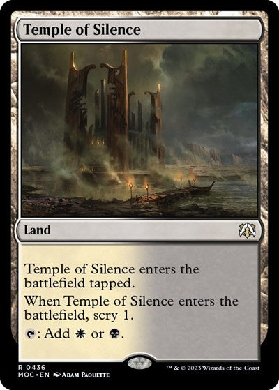 Temple of Silence (Commander: March of the Machine) Light Play