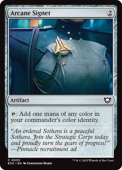 Arcane Signet (Commander: Edge of Eternities) Light Play