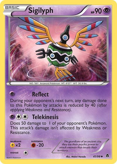 Sigilyph (41) (Emerging Powers) Medium Play