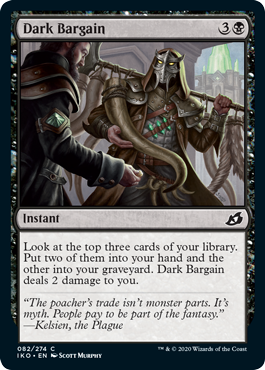 Dark Bargain (Ikoria: Lair of Behemoths) Medium Play
