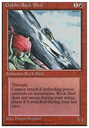 Goblin Rock Sled (4th Edition) Heavy Play