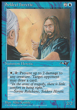 Soldevi Heretic (Blue Robe) (Alliances) Light Play