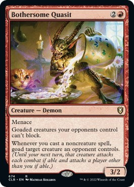 Bothersome Quasit (Commander Legends: Battle for Baldur's Gate) Light Play