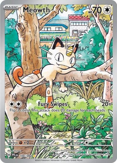 Meowth (ME02: Phantasmal Flames) Near Mint Holofoil
