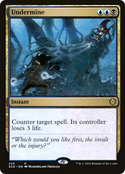 Undermine (Commander 2022 Starter Decks) Light Play