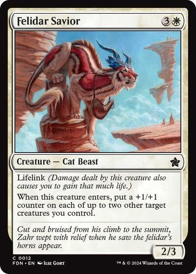 Felidar Savior (Foundations) Light Play Foil