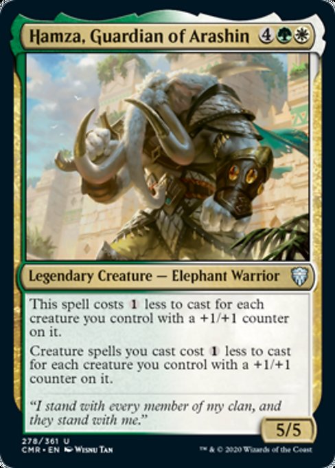 Hamza, Guardian of Arashin (Commander Legends) Damaged / Poor