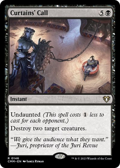 Curtains' Call (Commander Masters) Light Play