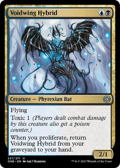 Voidwing Hybrid (Phyrexia: All Will Be One) Damaged / Poor