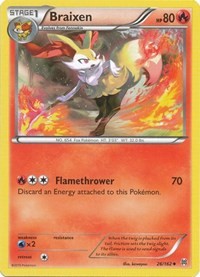 Braixen (XY - BREAKthrough) Damaged / Poor Reverse Holofoil