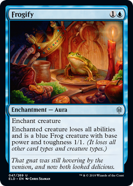 Frogify (Throne of Eldraine) Light Play Foil