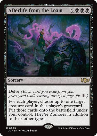 Afterlife from the Loam (Commander: Tarkir: Dragonstorm) Light Play