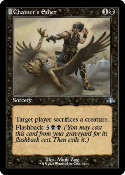 Chainer's Edict (Retro Frame) (Dominaria Remastered) Light Play