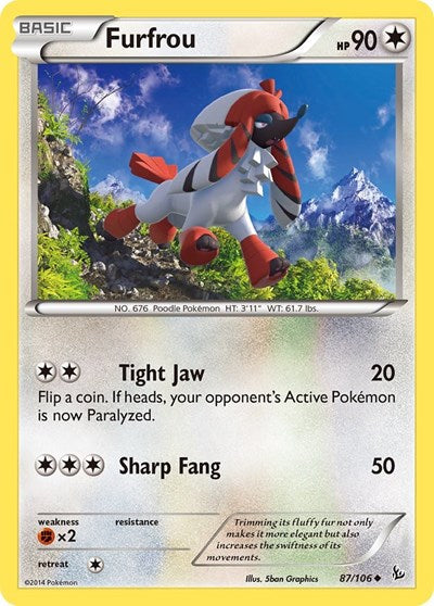 Furfrou (XY - Flashfire) Medium Play