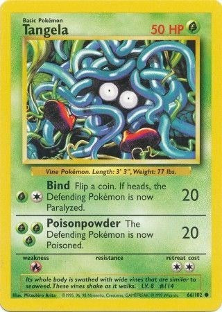 Tangela (Base Set) Light Play