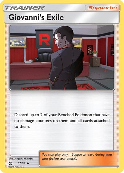 Giovanni's Exile (Hidden Fates) Light Play