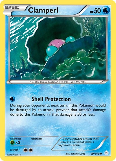 Clamperl (XY - Primal Clash) Medium Play