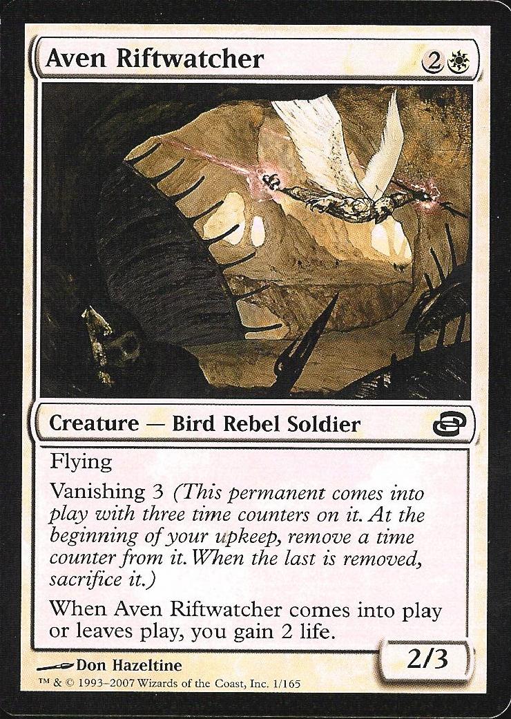 Aven Riftwatcher (Planar Chaos) Light Play