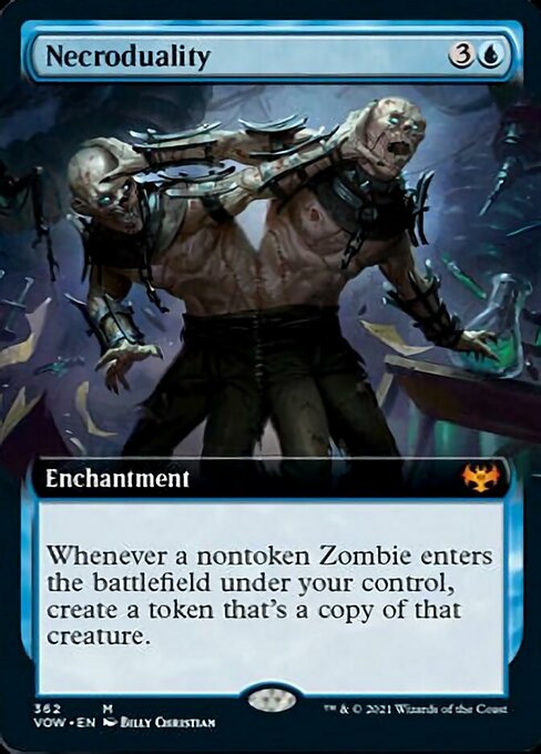 Necroduality (Extended Art) (Innistrad: Crimson Vow) Light Play Foil