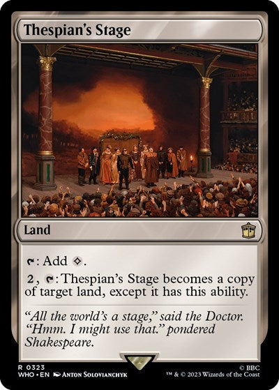 Thespian's Stage (Universes Beyond: Doctor Who) Light Play