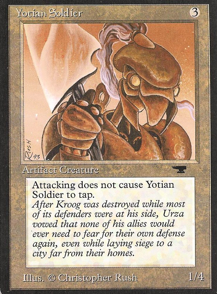 Yotian Soldier (Antiquities) Medium Play