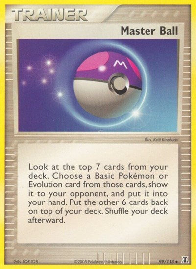 Master Ball (Delta Species) Damaged / Poor