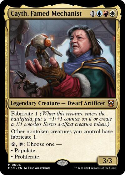 Cayth, Famed Mechanist (Commander: Modern Horizons 3) Light Play