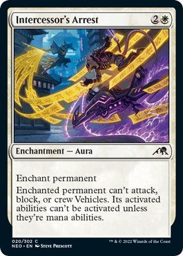 Intercessor's Arrest (Kamigawa: Neon Dynasty) Light Play