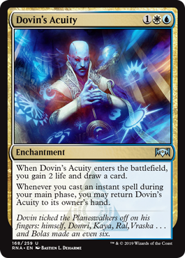 Dovin's Acuity (Ravnica Allegiance) Light Play Foil