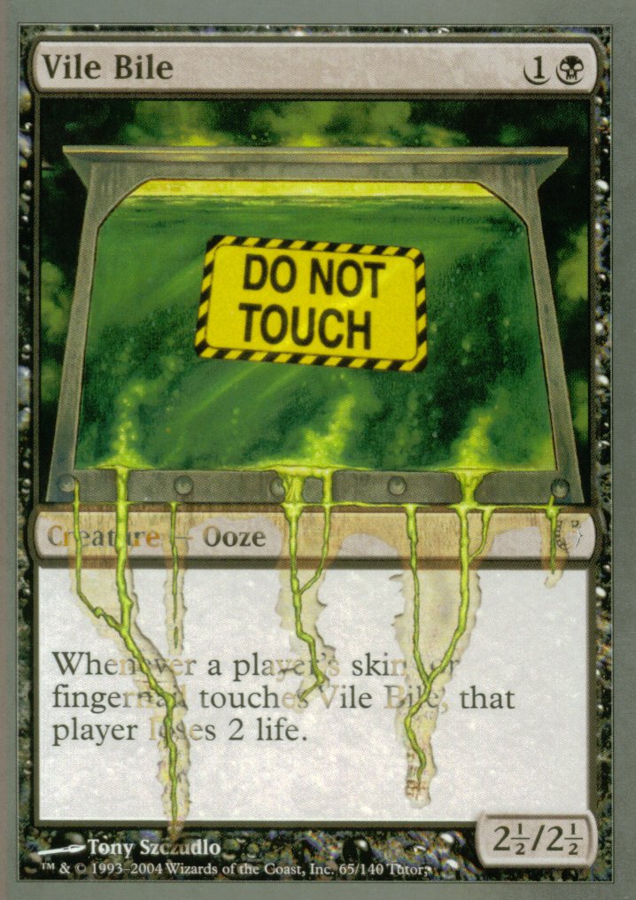 Vile Bile (Unhinged) Light Play