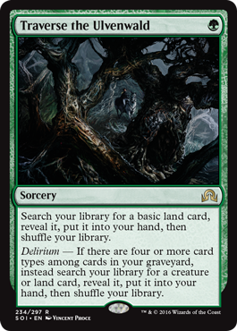 Traverse the Ulvenwald (Shadows Over Innistrad) Light Play
