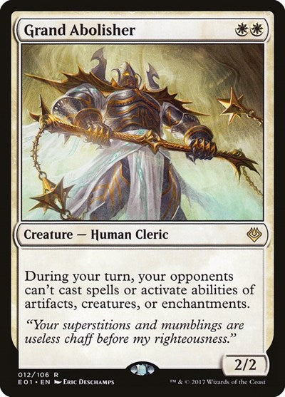Grand Abolisher (Archenemy: Nicol Bolas) Light Play