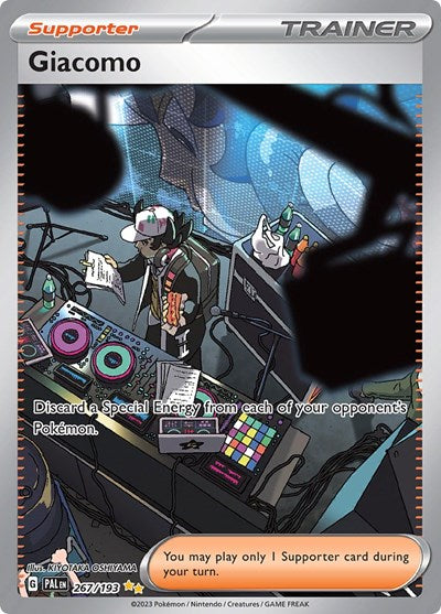 Giacomo - 267 (SV02: Paldea Evolved) Light Play Holofoil