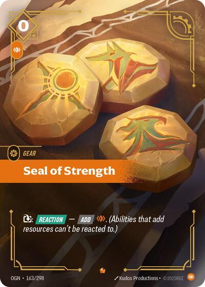 Seal of Strength (Origins) Light Play Foil