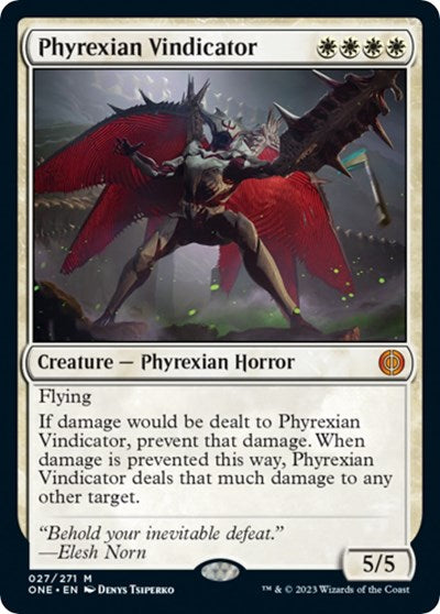Phyrexian Vindicator (Phyrexia: All Will Be One) Light Play