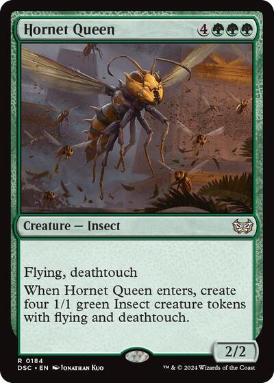 Hornet Queen (Commander: Duskmourn: House of Horror) Light Play