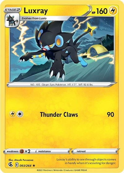 Luxray (SWSH08: Fusion Strike) Light Play