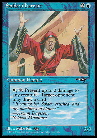 Soldevi Heretic (Red Robe) (Alliances) Light Play