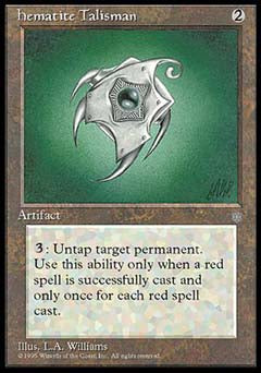 Hematite Talisman (Ice Age) Medium Play