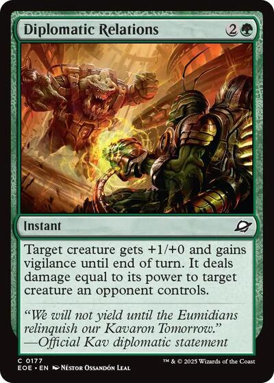 Diplomatic Relations (Edge of Eternities) Light Play Foil