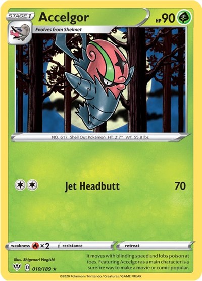 Accelgor (SWSH03: Darkness Ablaze) Light Play