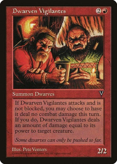 Dwarven Vigilantes (Visions) Damaged / Poor