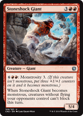 Stoneshock Giant (Conspiracy: Take the Crown) Heavy Play