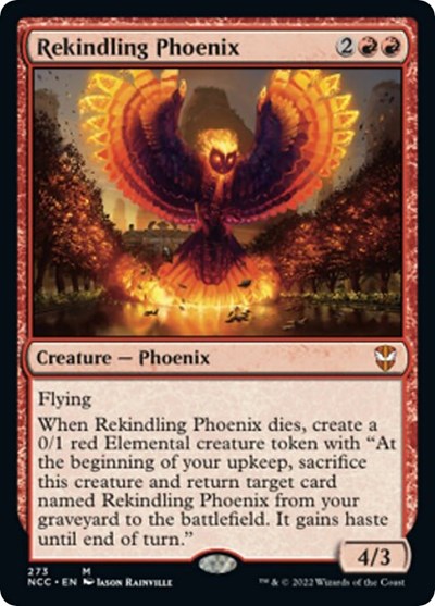 Rekindling Phoenix (Commander: Streets of New Capenna) Light Play
