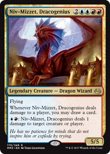 Niv-Mizzet, Dracogenius (Modern Masters 2017) Light Play Foil