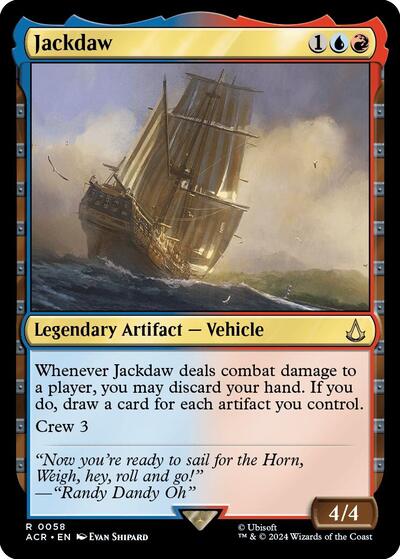 Jackdaw (Universes Beyond: Assassin's Creed) Light Play Foil