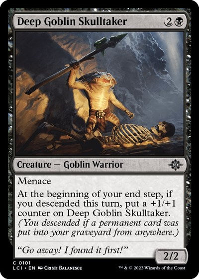Deep Goblin Skulltaker (The Lost Caverns of Ixalan) Light Play Foil